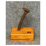 Vintage railroad spike