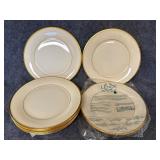 Lenox Eternal 8 dinner plates 10 3/4 in