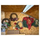 Lot of wreaths