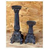 Pair of candle holders