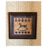 11x11ï¿½ vintage-style decorative wall hanging