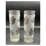 vintage Libbey Silver Foliage glasses