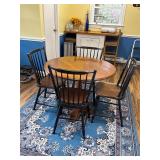 Vintage table and four chairs