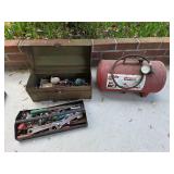 Portable air tank and toolbox