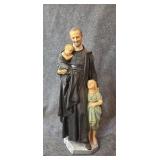 Vtg statue of St. Vincent de Paul