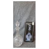 Gorham crystal decanter with box