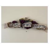 Wall decor live well love much laugh often