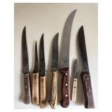 Vintage knife lot OLD HICKORY & more!