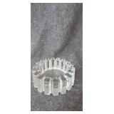 Large crystal ashtray