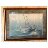 1975 Milton Lenoir framed print