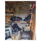 Contents of storage room tools and more
