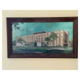 Vintage print CRAVEN COUNTY HOSPITAL c 1960 1970