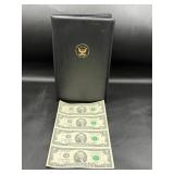 uncut sheet United States $2 Federal Reserve Notes
