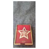 Lenox ruby star ornament