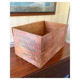 antique shipping crate National Biscuit Co Nabisco