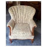 vintage channel back chair