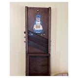 24ï¿½x9ï¿½ folk art on antique cabbage shredder