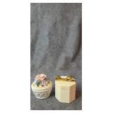 Pair of trinket boxes