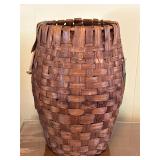 Broken handles vintage gathering basket