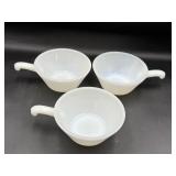 vintage Anchor Hocking Fire-King milk soup bowls