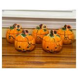 Ceramic pumpkin lot