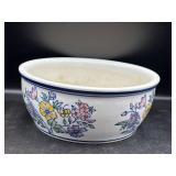 ceramic floral bowl Planter