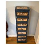 Vintage narrow drawer cabinet