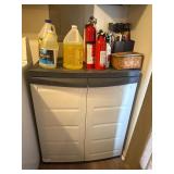 Plastic cabinet and all contents