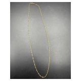 1.6 grams 14k yellow gold necklace