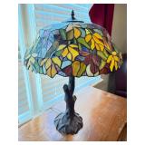 Tiffany Style Table Lamp Tree Table Reading Desk