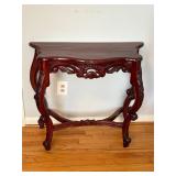 Victorian-style mahogany console table
