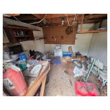 Contents of storage shed