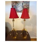 vintage traditional candlestick table lamp