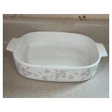 2.5 L Corning Ware casserole dish Pastel Bouquet