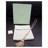 Sterling Judith Ripka Verona tassel necklace