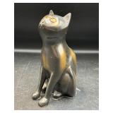 Vintage style metal cat figure