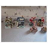 Ceramic Christmas houses Christmas decor