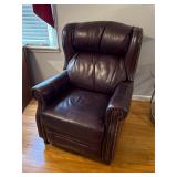 Vintage burgundy  recliner