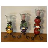 Fruit candle holders