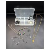 Costume jewelry & plastic storage