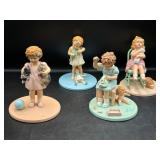 by artist Bessie Pease Gutmann Danbury Mint