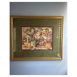 framed The Potting Bench print by Barbara Mock