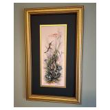 Don Kent framed Hummingbird print (no glass)