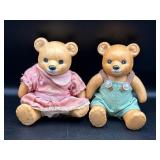 vintage HOMCO porcelain jointed bear figurines