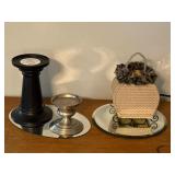 Candle holders & purse nightlight