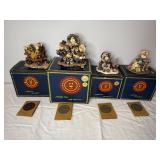 Boyds Bears figurine set  The Purrstone Collection