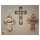 Wall hanging crosses Faith & Believe