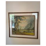 Framed print Yosemite Valley Albert Bierstadt