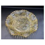 Vintage Federal Pioneer Amber Fruit Pattern