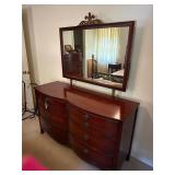 Vintage Dixie dresser & mirror